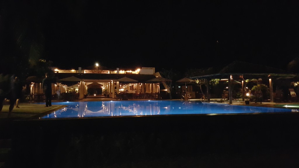 Resort by night.