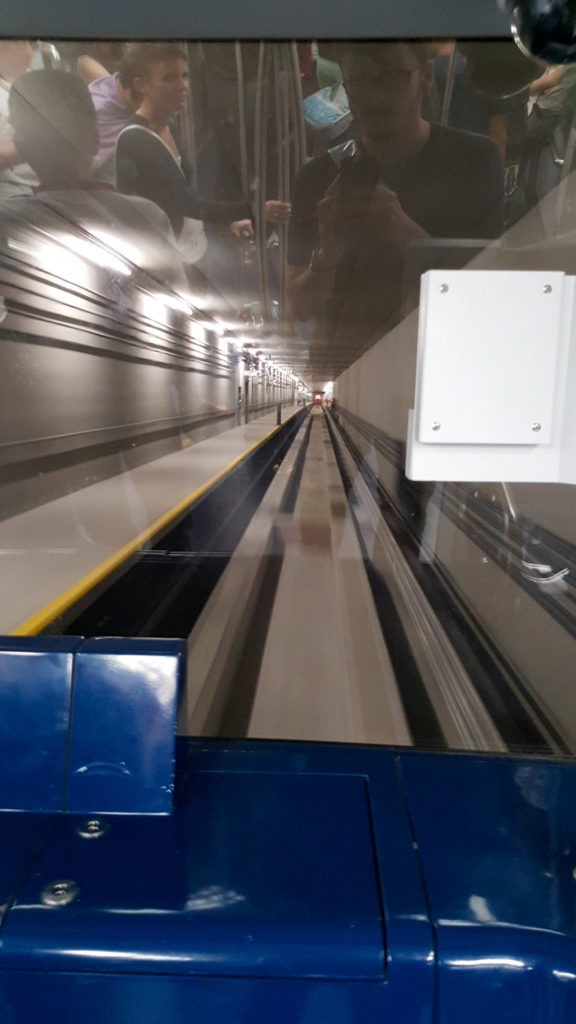 I got pretty excited by the underground robot train that takes you between terminals at Hong Kong airport.